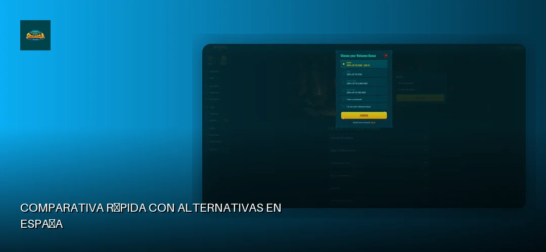 Comparativa rápida con alternativas en España